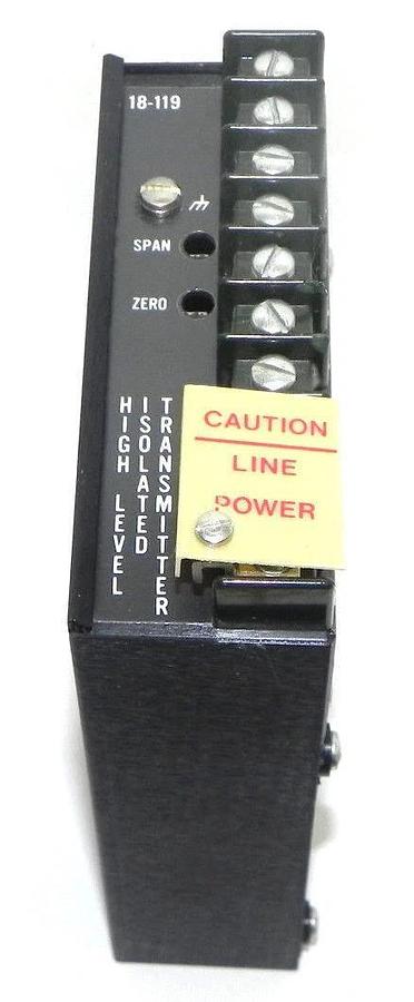 Used DEVAR 18-119 HIGH-LEVEL ISOLATED TRANSMITTER 18119