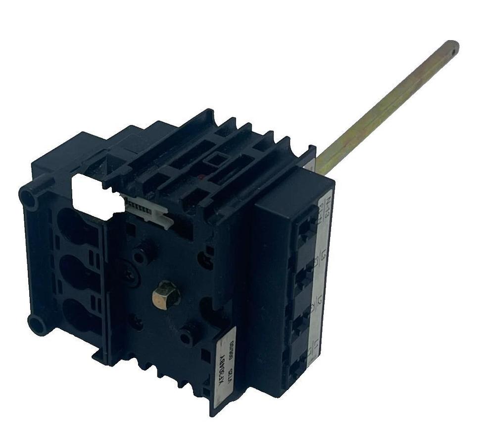Used ADVANCE CONTROLS XF304BY 30A 4-Pole Non-Fused Disconnect Switch NEMA 4X Yellow
