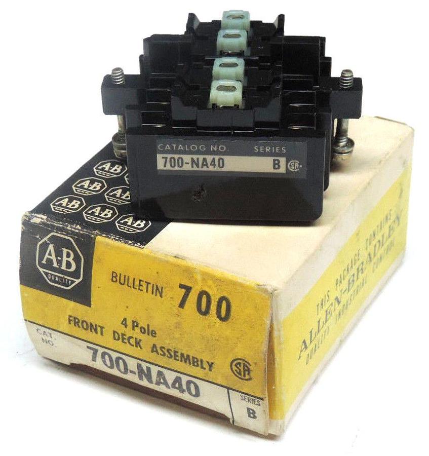 NIB ALLEN BRADLEY 700-NA40 FRONT DECK ASSEMBLY SER B 700NA40