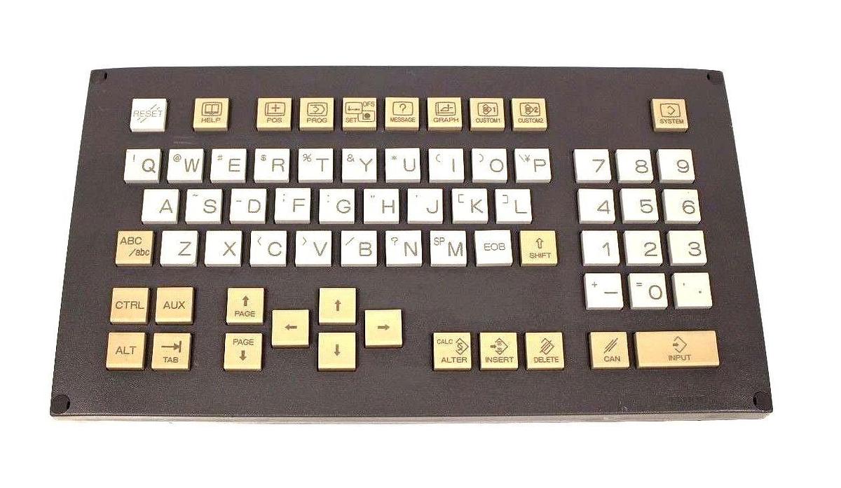 Used FANUC A02B-0303-C128  MDI UNIT CONTROL KEYPAD / KEYBOARD A02B0303C128