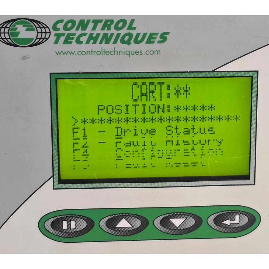 Used CONTROL TECHNIQUES NIDEC CTIU110M-001 CTIU EASY INTERFACE KEYPAD 24VDC CTIU110