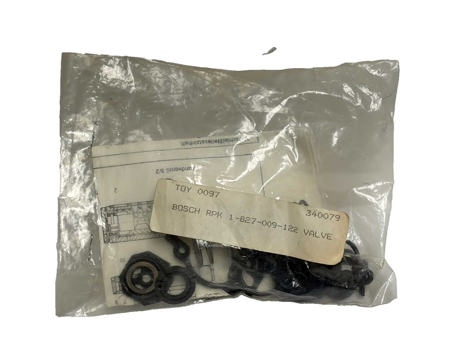 Used Bosch Rexroth 1-827-009-122 Valve Seal Repair Kit RPK New Surplus