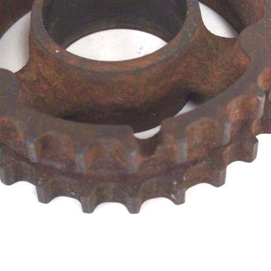 Used GENERIC 3-3/8" BORE DOUBLE ROW SPROCKET 25 TEETH