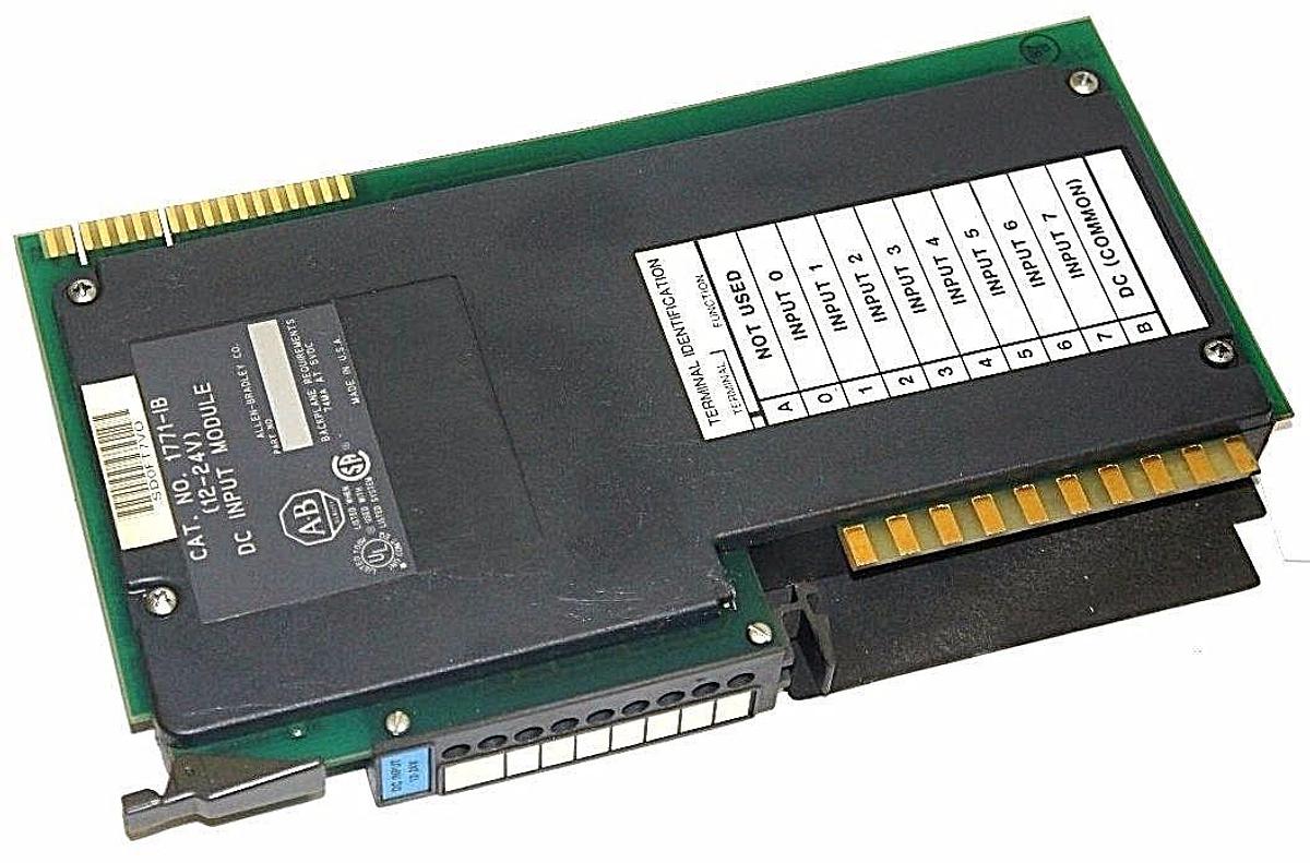Used ALLEN BRADLEY 1771-IB INPUT MODULE 12-24VDC, 1771IB