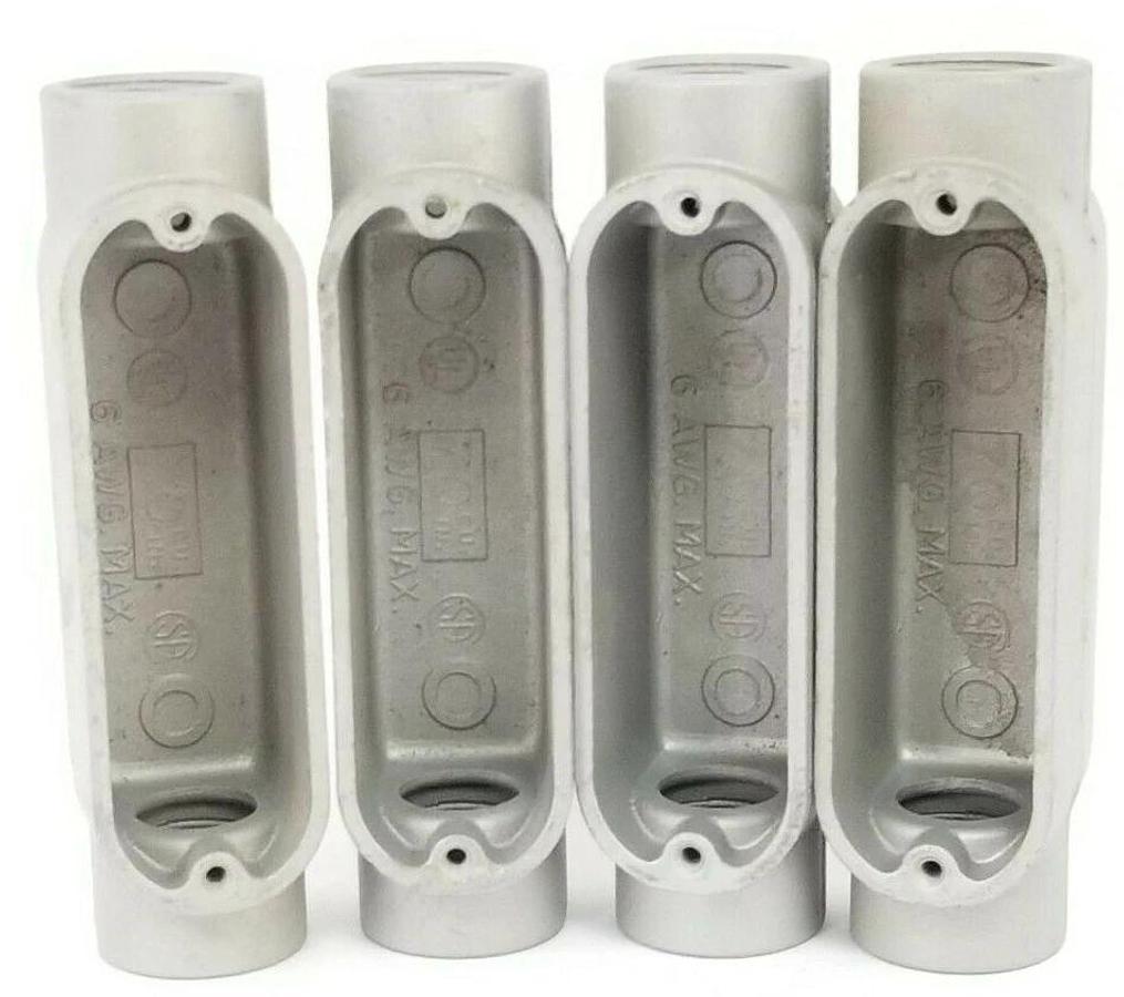 LOT OF 4 NEW APPLETON FORM 85 UNILETS 3/4'' 7.0 CU. IN. 6 AWG. MAX.
