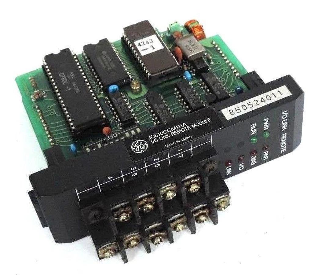 Used GE FANUC IC610CCM111A I/O LINK REMOTE MODULE