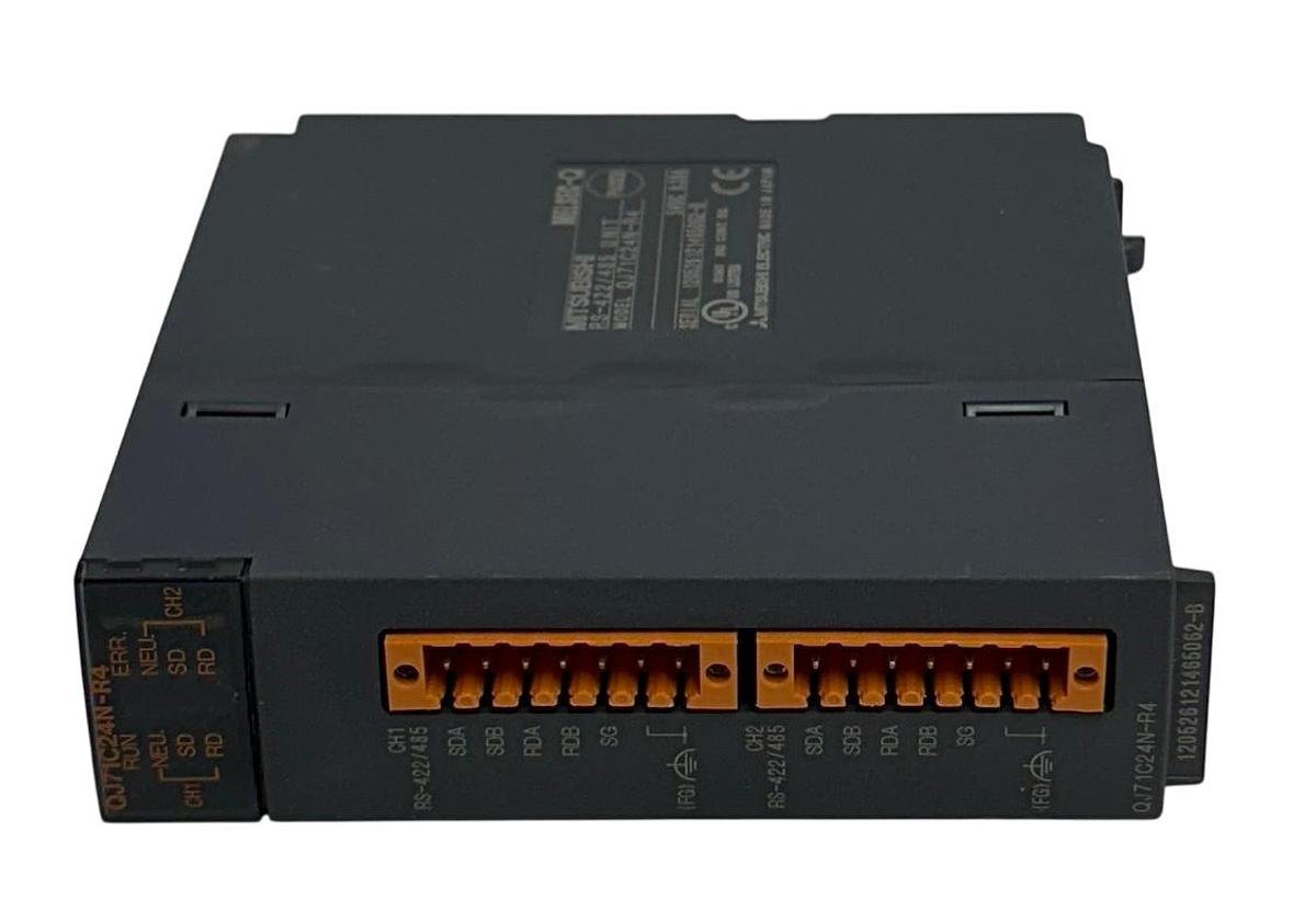 Used MITSUBISHI ELECTRIC QJ71C24N-R4 MELSEC-Q RS-422/485 MODULE QJ71C24NR4 OEM USNP