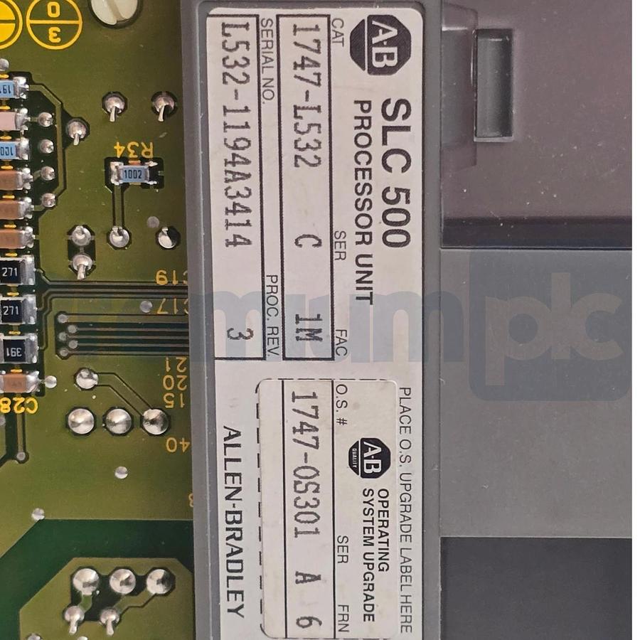 Allen Bradley 1747-L532 /C SLC 5/03 Processor Module 16K Mem FRN 6 1747L532 NSNP