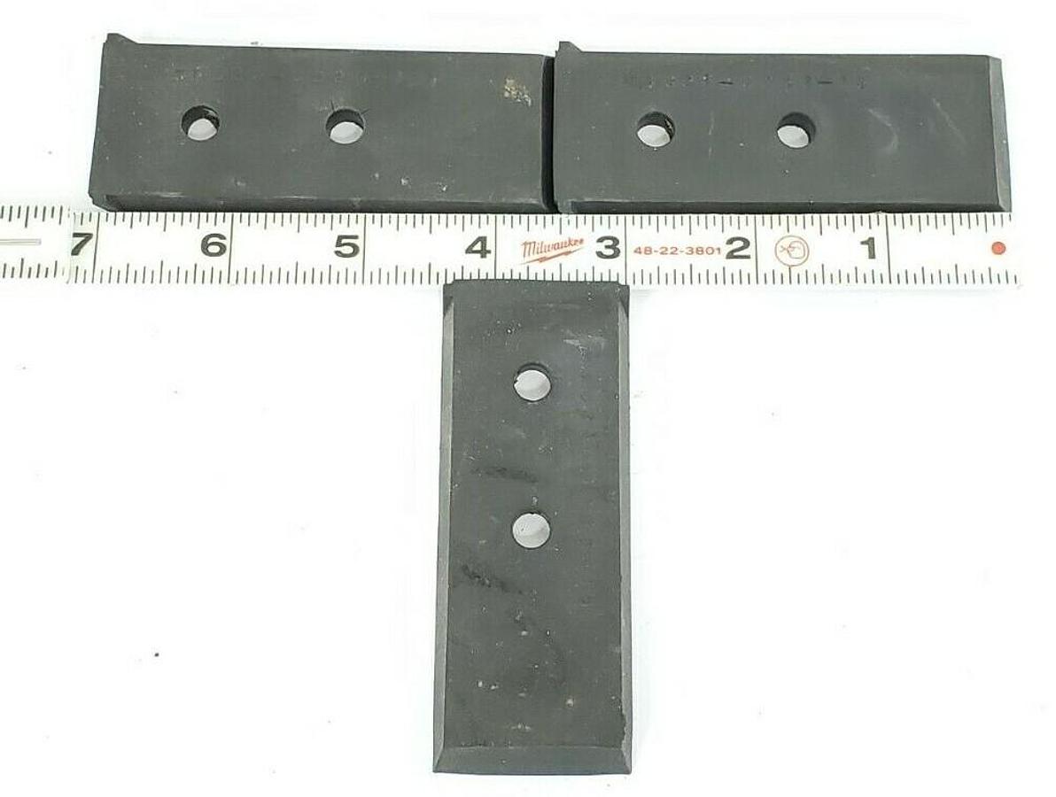 Used LOT OF 3 NEW OKUMA H1023-0025-18 WIPERS LU45 LOWER CLOSS-SLIDE (BACK PLATE RIGHT