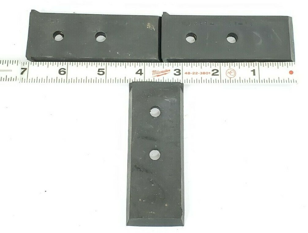 Used LOT OF 3 NEW OKUMA H1023-0025-18 WIPERS LU45 LOWER CLOSS-SLIDE (BACK PLATE RIGHT
