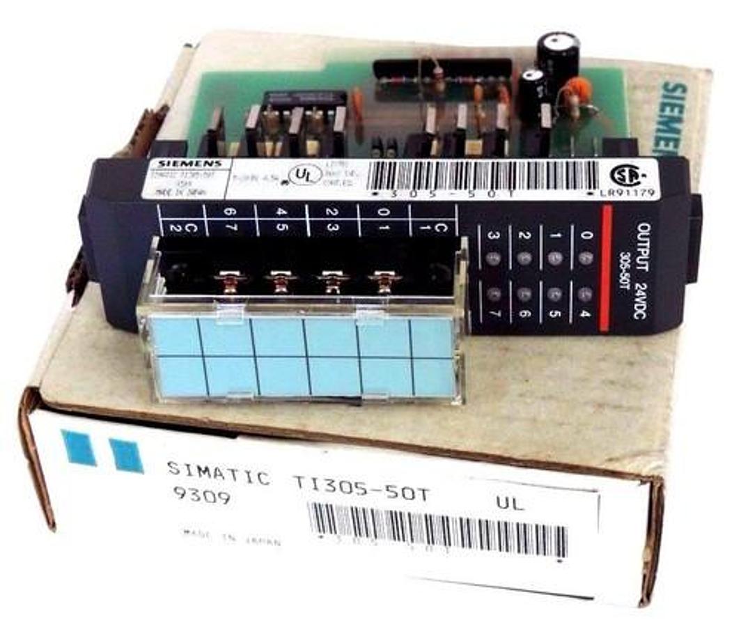 Used NIB SIEMENS 305-50T OUTPUT MODULE TI305-50T, 24VDC, 30550T