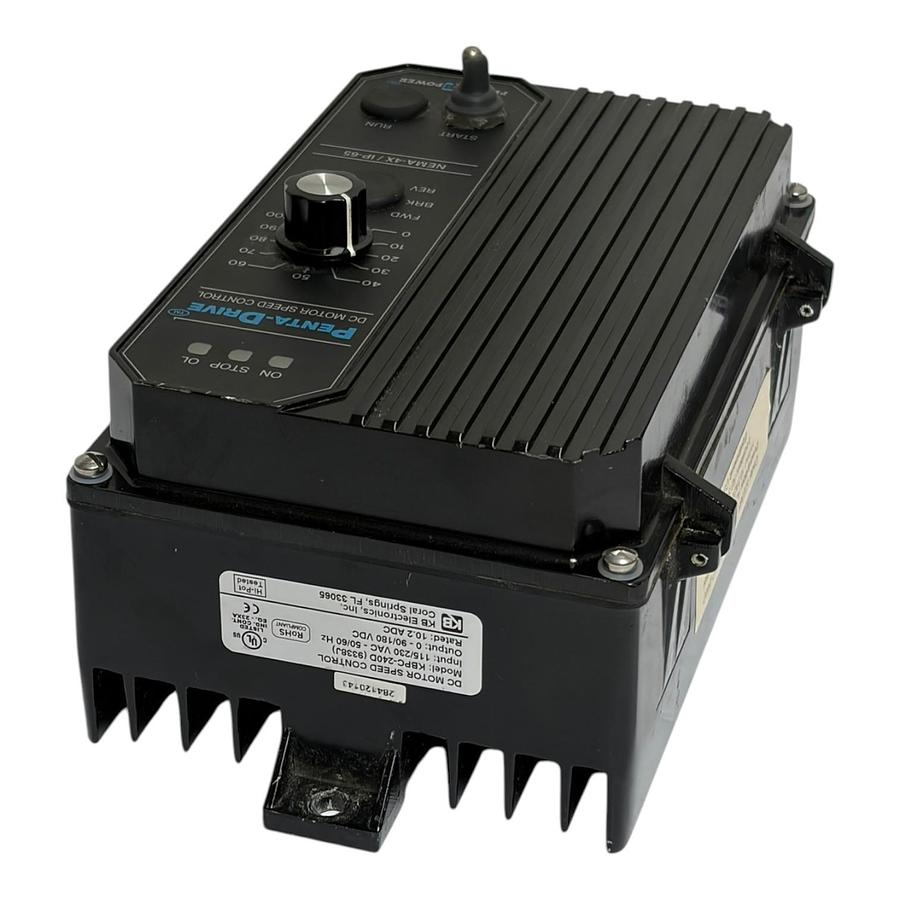 Used KB Electronics KBPC-240D Penta-Drive DC Motor Speed Control 9338J NEMA 4X