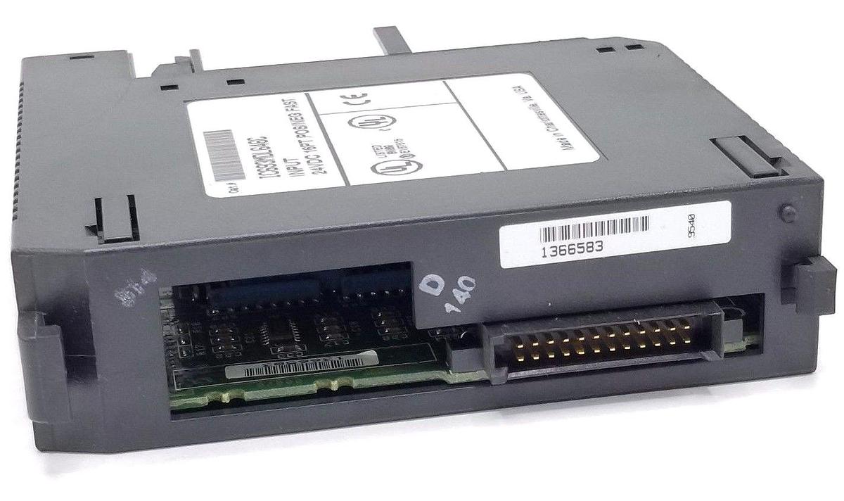 Used GE FANUC IC693MDL646C INPUT MODULE 24VDC 16PT POS/NEG FAST MISSING DOOR & COVER