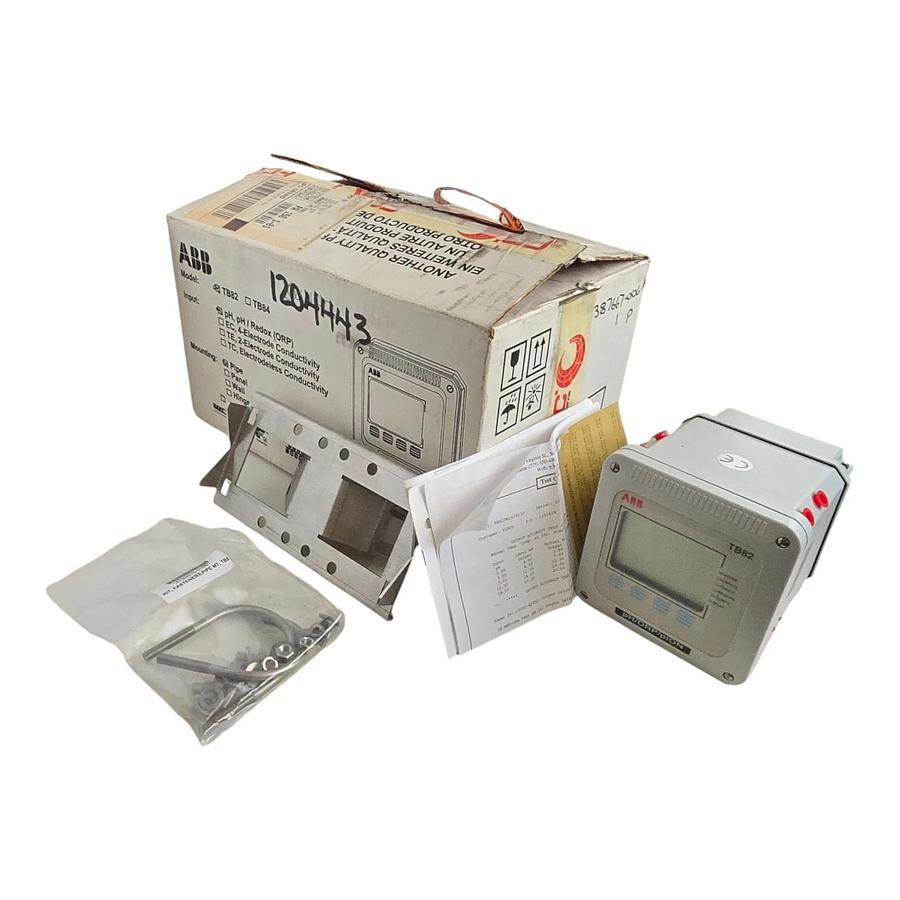 ABB TB82PH1010110 | TB82 pH / Redox ORP Transmitter 4-20mA 13.5-42VDC Pipe Mount