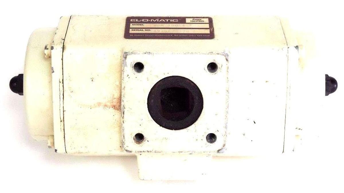 Used EL-O-MATIC ESN 100-4 PNEUMATIC VALVE ACTUATOR 120PSIG MAX, ESN1004