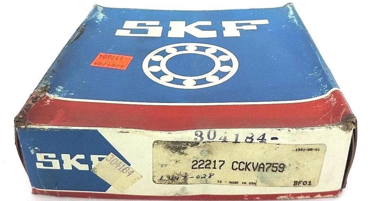 Used NIB SKF 22217 CCKVA759 BALL BEARING SPHERICAL 2ROWS RADIAL 22217CCKVA759