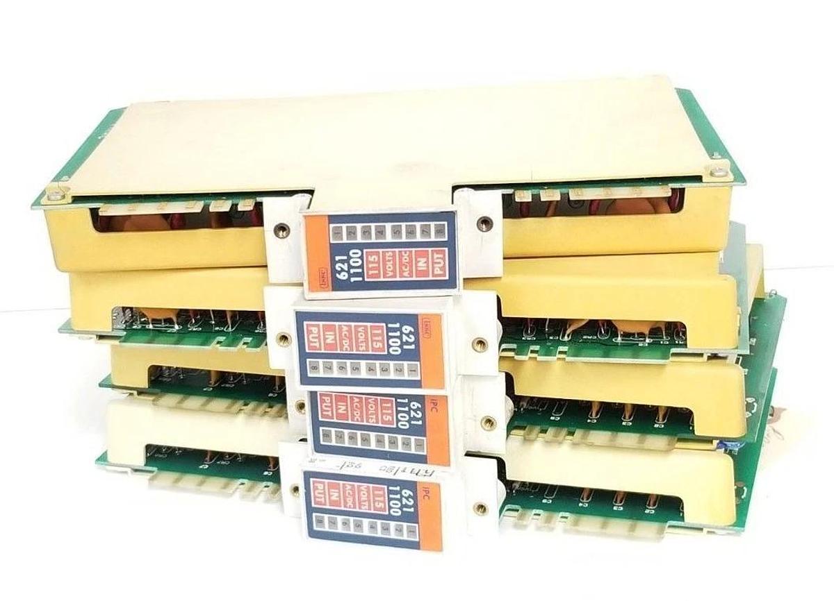 Used LOT OF 4 HONEYWELL 621-1100 INPUT MODULES 115V AC/DC, 6211100
