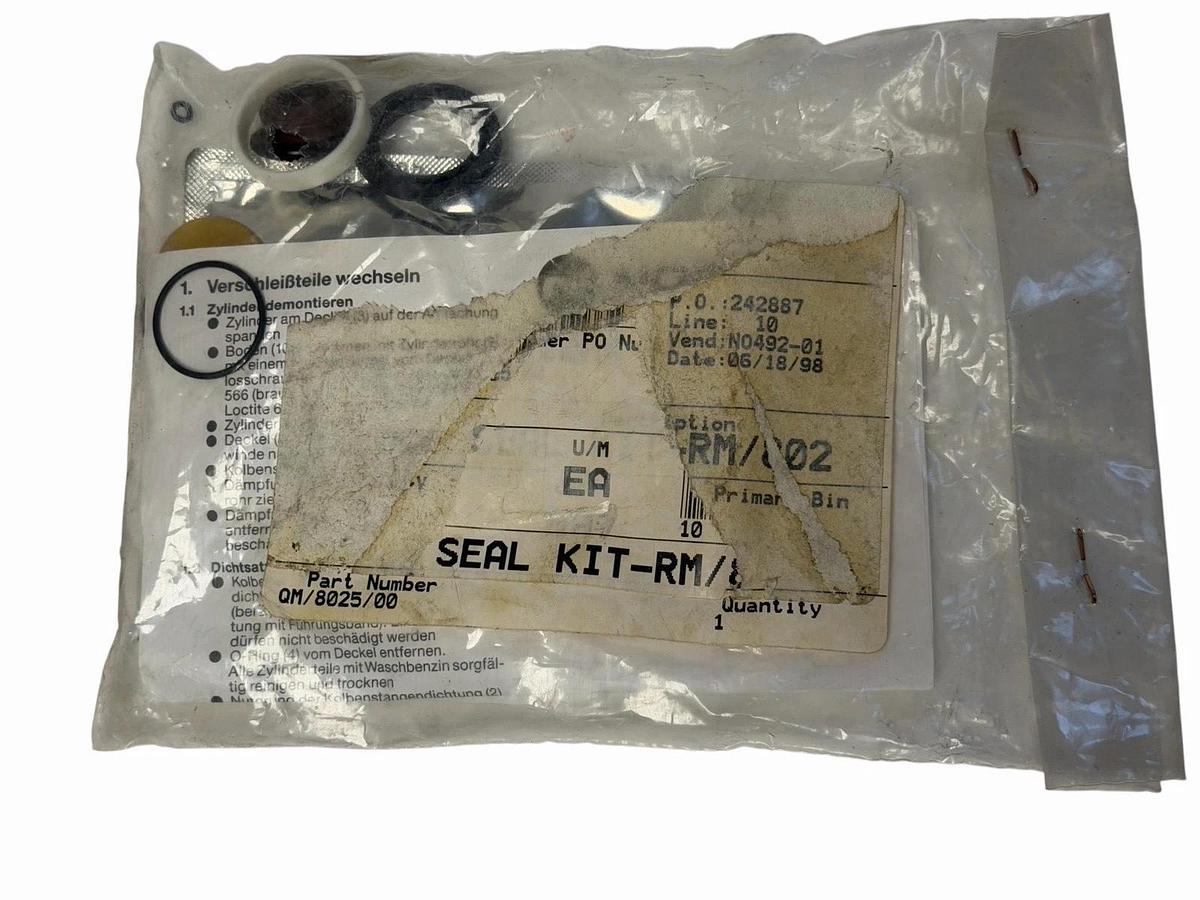 Used NEW NORGREN QM/8025/00 SEAL KIT