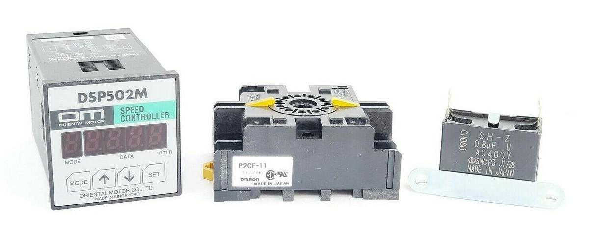 Used NEW ORIENTAL MOTOR DSP502M SPEED CONTROLLER 200V, 50/60HZ W/ P2CF-11 & SH-Z