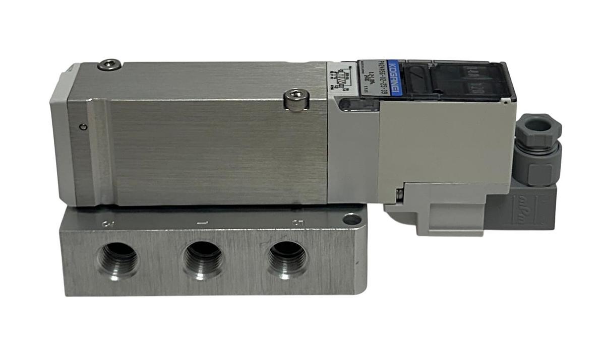 Used KOGANEI PA24A5G-02-25-39 / PA24A5G022539 SOLENOID VALVE PA SERIES 24VDC NSNP