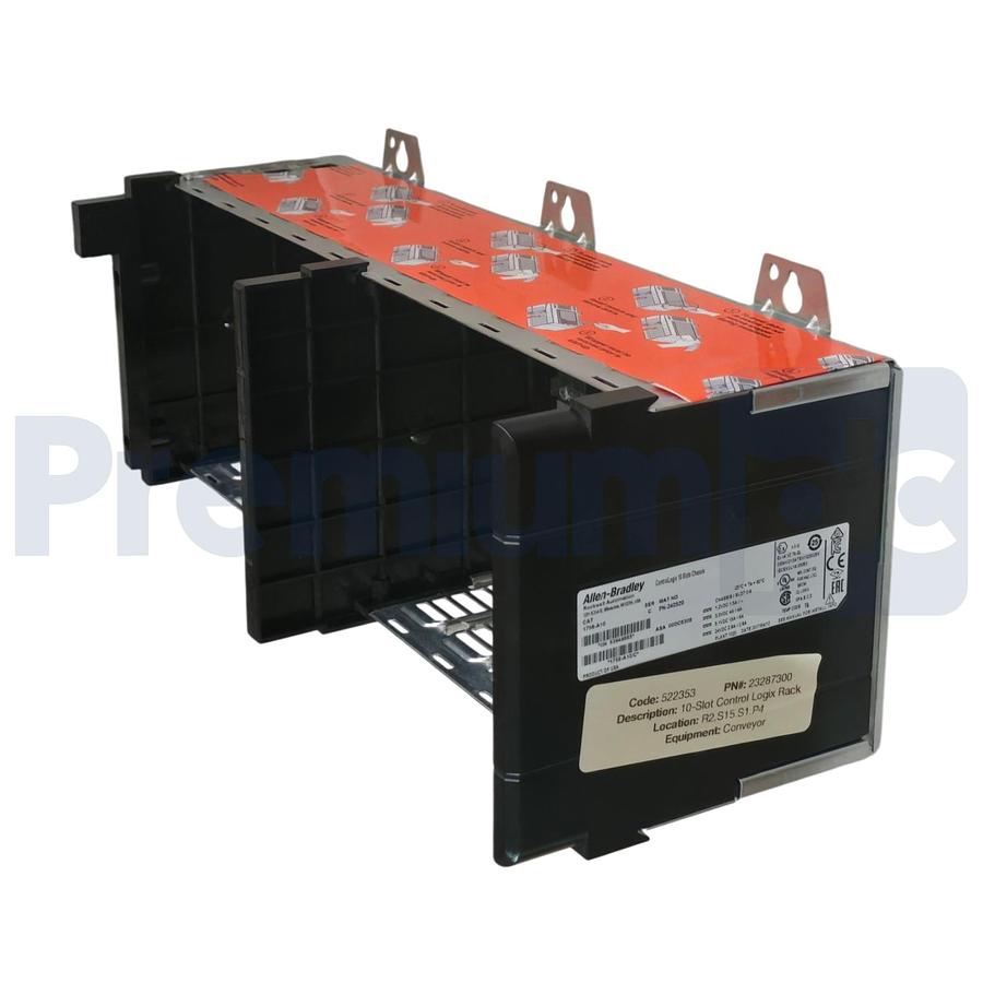 Used Unused Allen Bradley 1756-A10 /C ControlLogix 10-Slot Chassis Backplane Rack