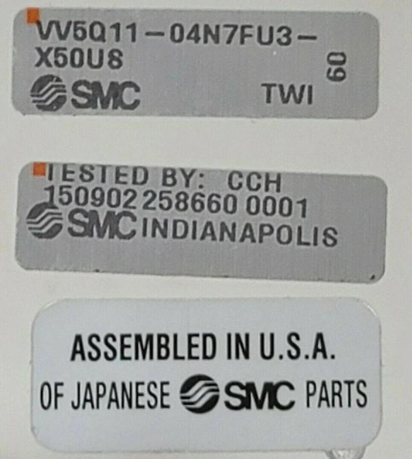 NEW SMC VV5Q11-04N7FU3-X50US VV5Q MANIFOLD VV5Q1104N7FU3X50US