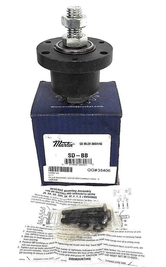 Used NIB MARTIN SD-BB QD IDLER BUSHING SDBB