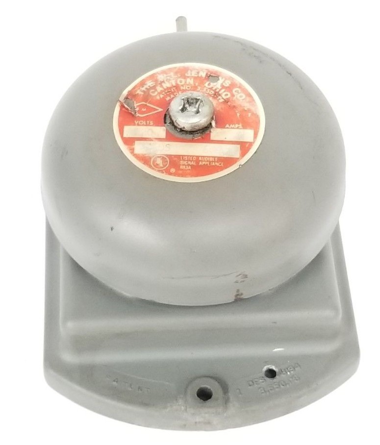 Used W.L. JENKINS MODEL: 1105 VIBRATING SUPER RING BELL 120V .36A