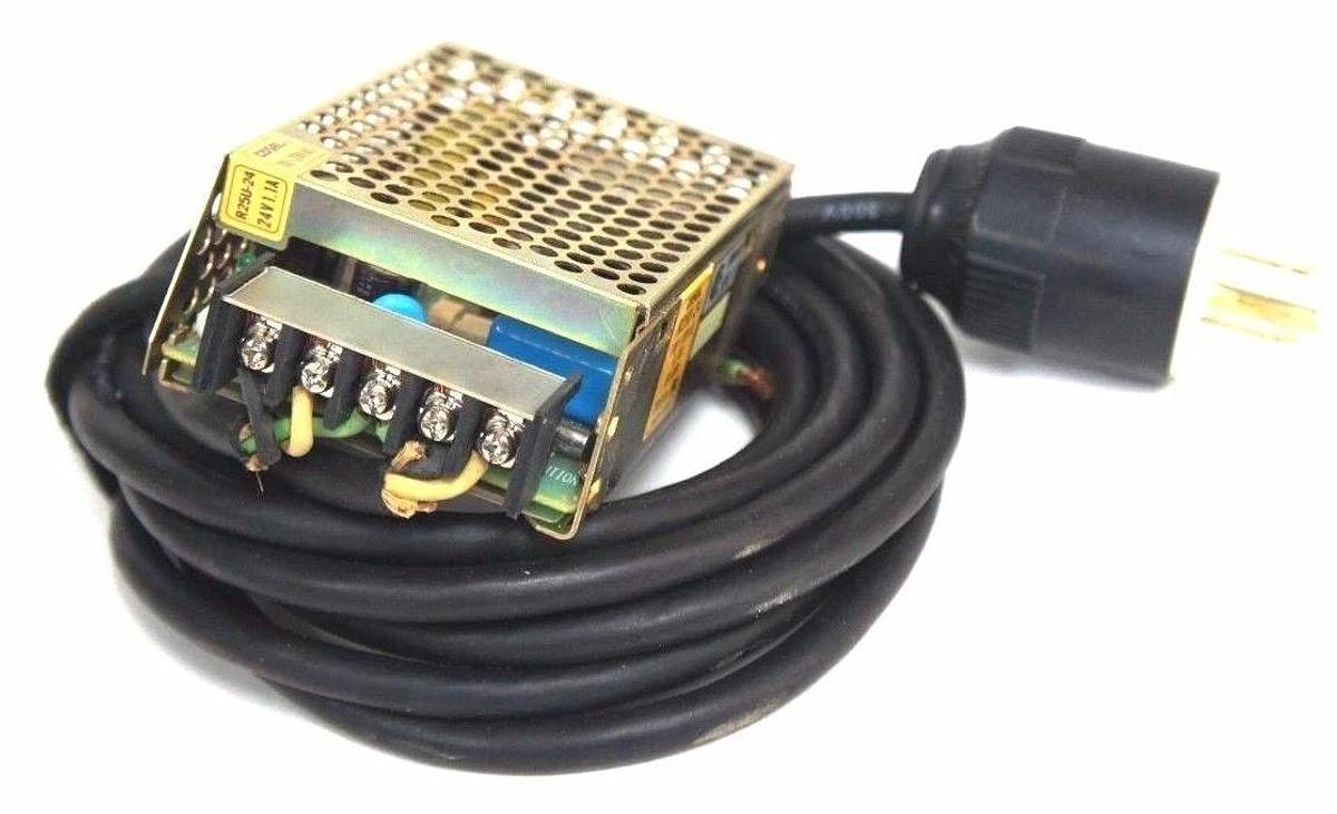 Used COSEL R25U-24 POWER SUPPLY 100-120VAC, 0.70AMP, 50/60HZ, R25U24