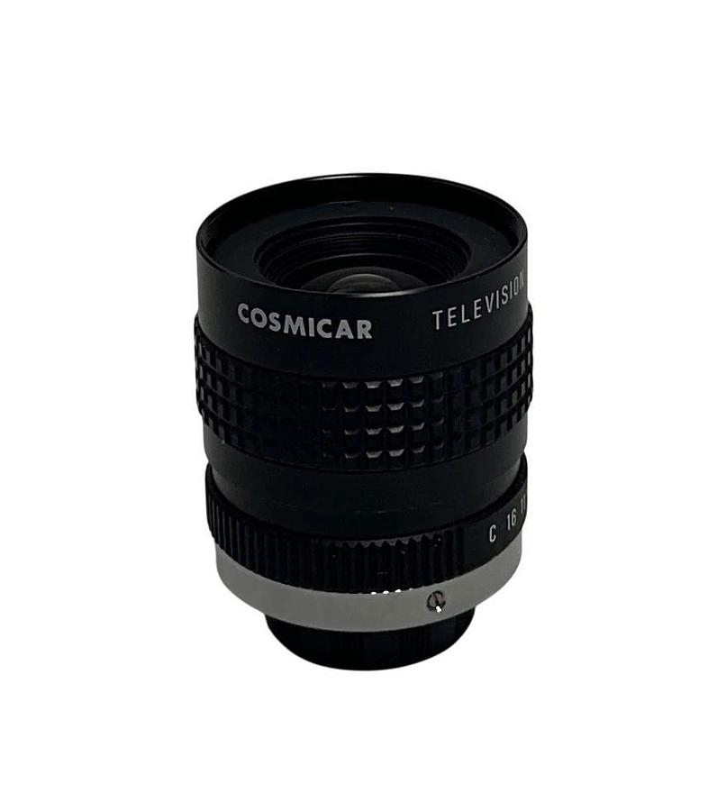 Used COSMICAR 6mm TELEVISION LENS 1:1.2 RATIO OEM BLACK USNP