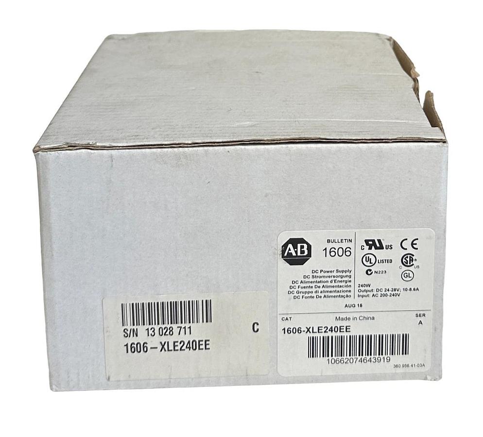 NEW ALLEN BRADLEY 1606-XLE240EE /A BULLETIN 1606 DC POWER SUPPLY 240W NSMP