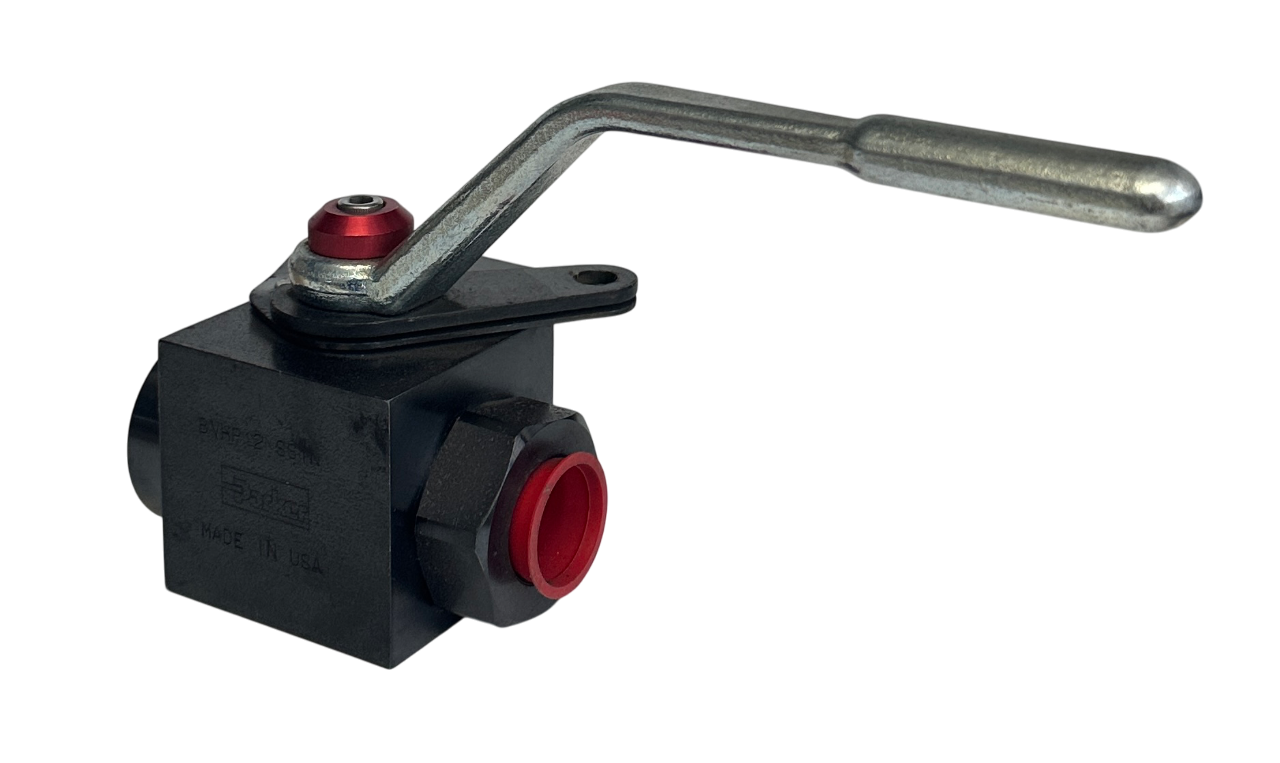 Used PARKER BVHP12NSS1N 2-WAY HIGH PRESSURE BALL VALVE BV SERIES 17-347 6000PSI NSNP