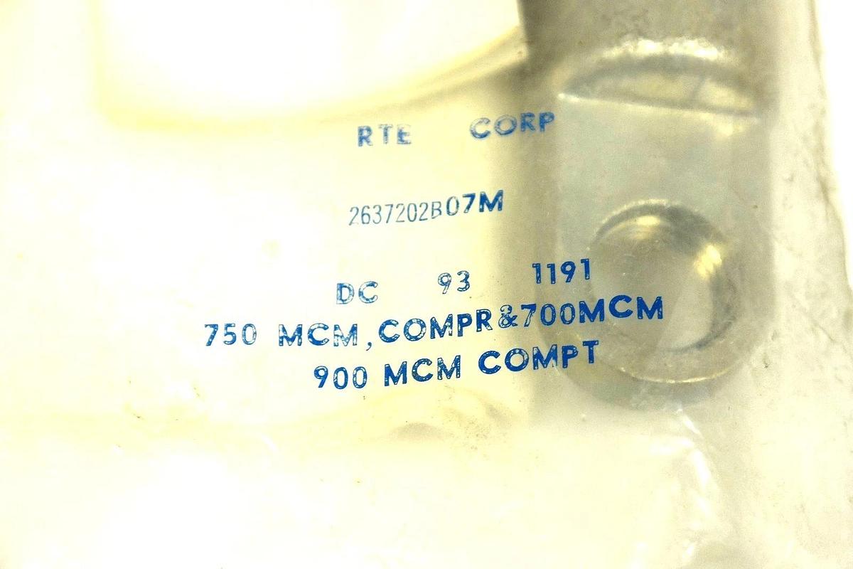 NEW RTE CORP 2637202B07M COMPRESSION CONNECTOR 2637302C57 15C140R 1-1/2"