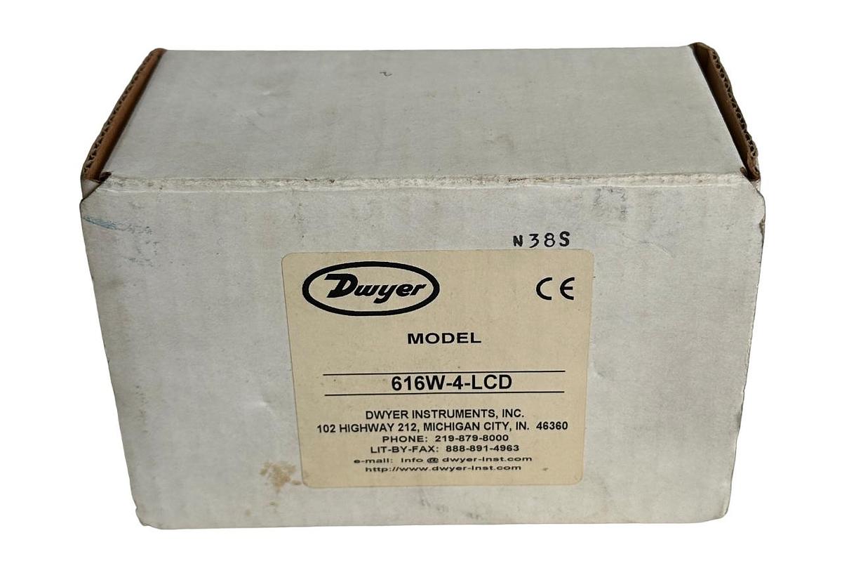 Used NEW DWYER 616W-4-LCD / 616W4LCD SERIES 616 WEATHERPROOF PRESSURE TRANSMITTER