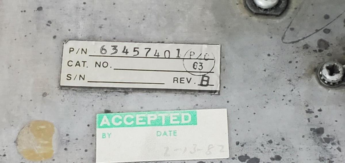 Used ALLEN-BRADLEY 63457401 REV. B CAPACITOR BOARD