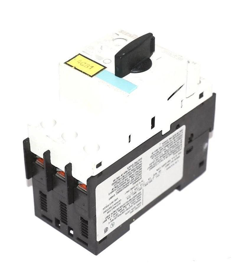 Used SIEMENS 3RV1421-0KA10 CIRCUIT BREAKER 3 POLE 50/60HZ 1.25A 3RV14210KA10