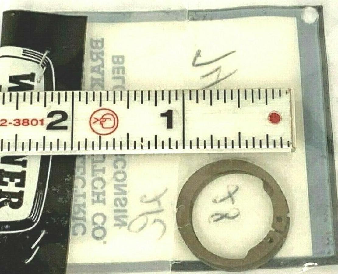 LOT OF 2 NEW WARNER ELECTRIC 748-0028 RETAINER RINGS 7480028