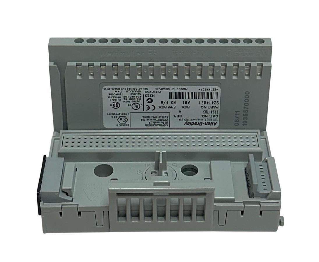 Used ALLEN BRADLEY 1794-TB3 /A Flex I/O TERMINAL BASE SCREW CLAMP OPEN STYLE NSMP