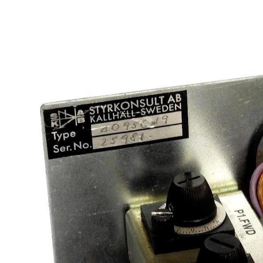 Refurbished REPAIRED STRYKONSULT AB 4-0956-19 DC MOTOR CONTROLLER 4095619