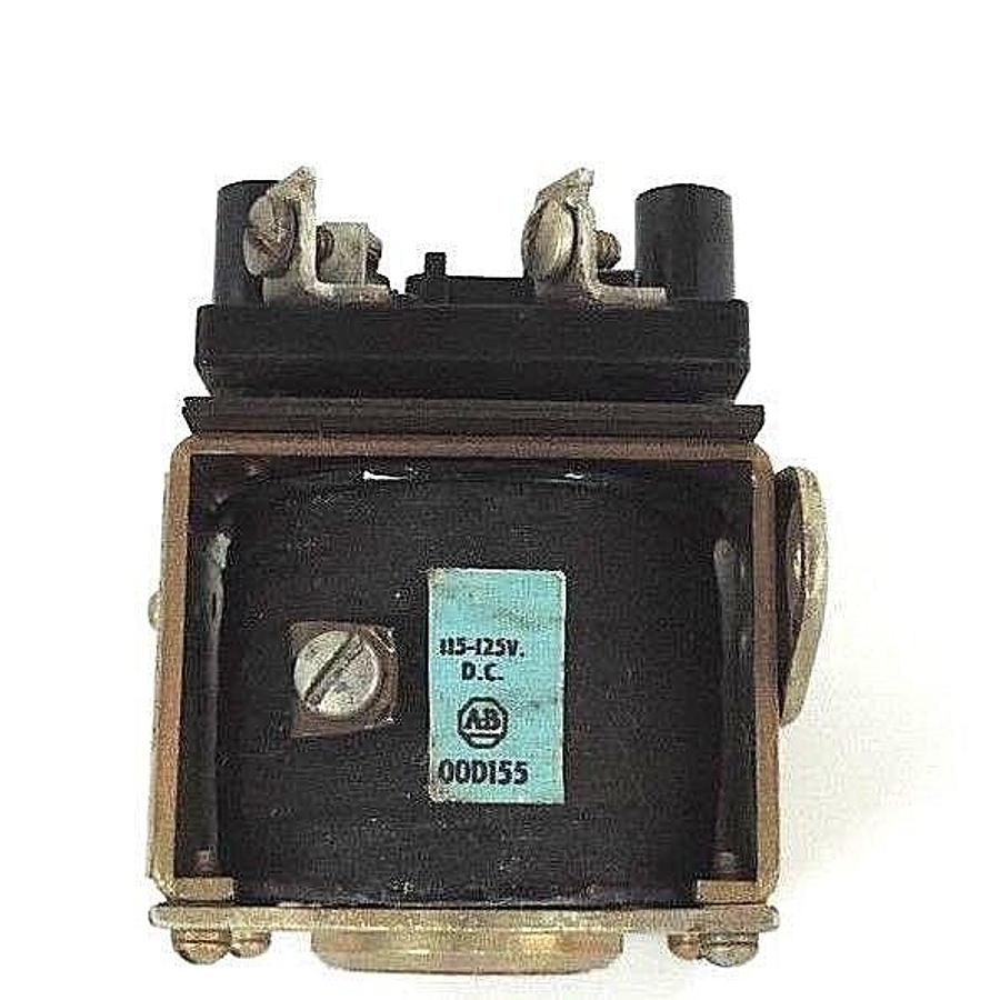 Used 9007CO6ALLEN BRADLEY X-218868 RELAY W/ 00D155 COIL 115-125V, X218868