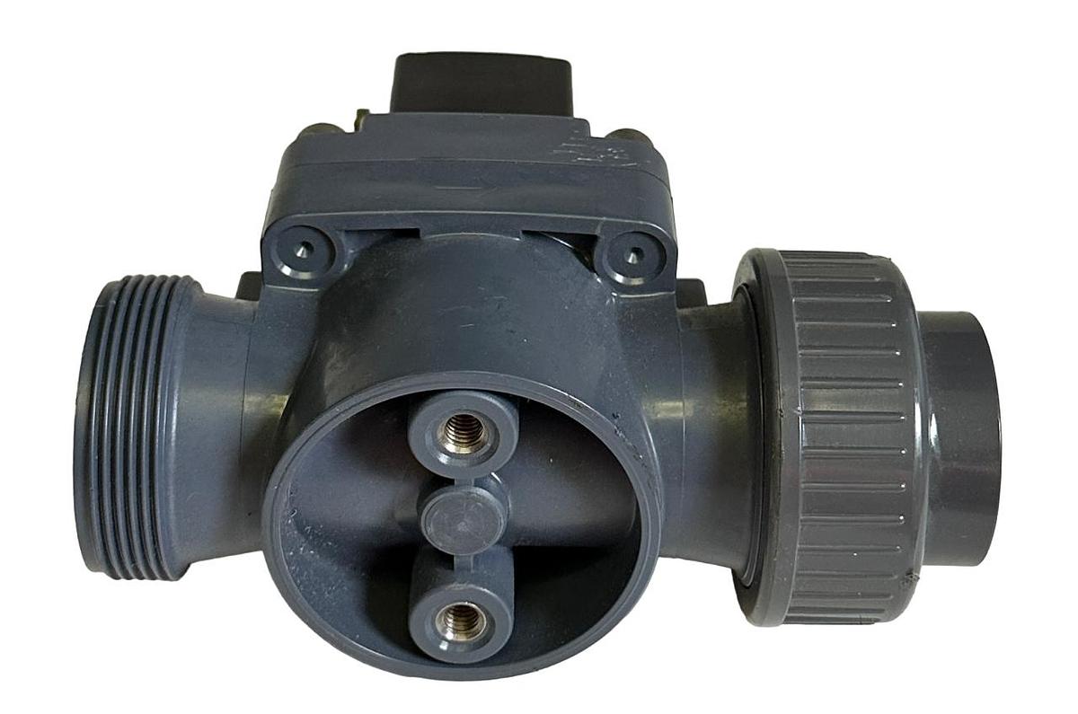 Used NEW +GF+ SIGNET DN32 TRUE UNION BALL VALVE 165A PVC EPDM 24VDC 5W d40 086378