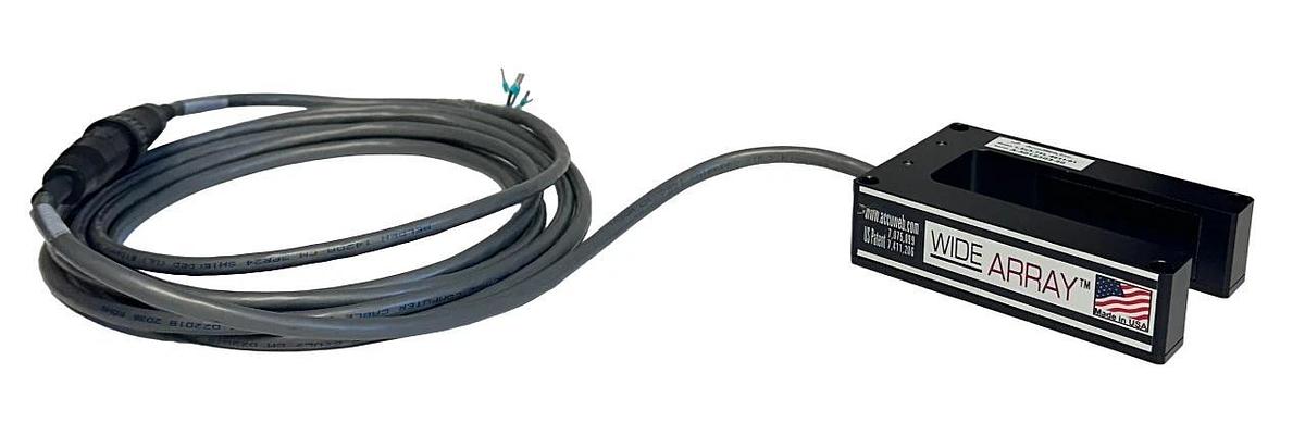 Used AccuWeb INC 1.5x3.75L 4611-01 / 461101 WIDE ARRAY EDGE DETECTOR W/ CABLE USNP