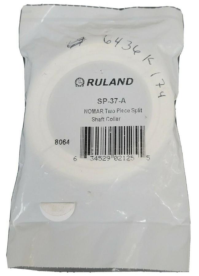 Used NEW RULAND SP-37-A NOMAR TWO PIECE SPLIT SHAFT COLLAR SP37A