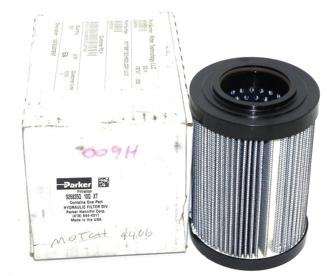 Used NIB PARKER 926835Q FILTER ELEMENT 10 MICRON, 10GPM, 150PSI