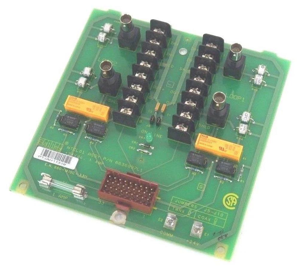 Used ABB BAILEY CONTROLS 6636997L1 COMMUNICATION TERMINATION UNIT, NTCL01, 24V, 1A