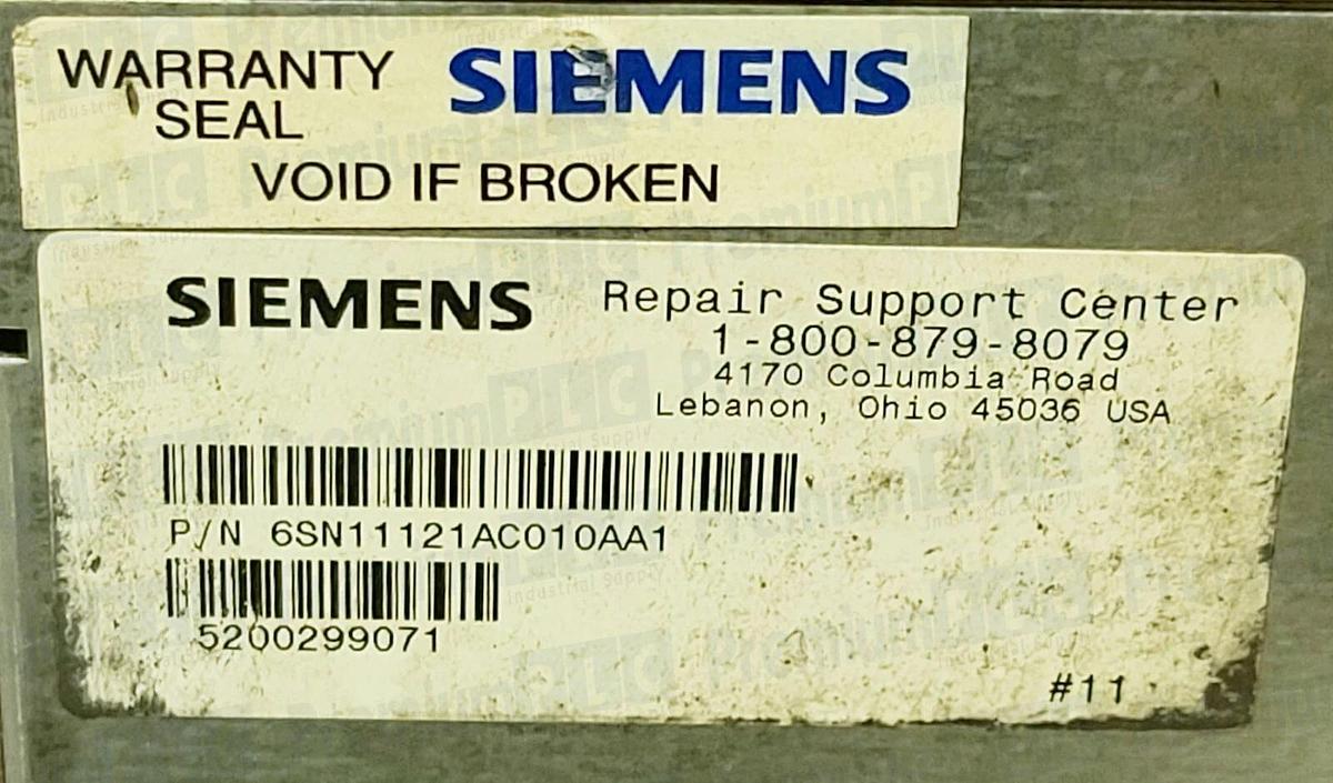 Refurbished REPAIRED SIEMENS 6SN1112-1AC01-0AA1 SIMODRIVE 611 UEB-MODUL INT/EXT VER. D