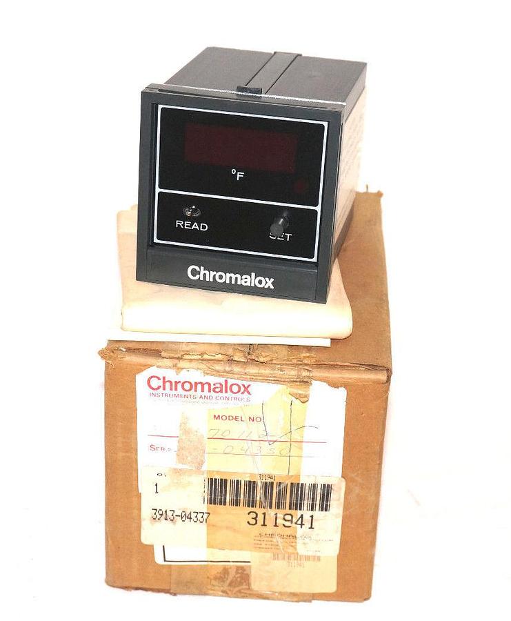 NEW CHROMALOX 3913-70112 TEMPERATURE CONTROLLER 0-1999 DEG. F TYPE K 391370112