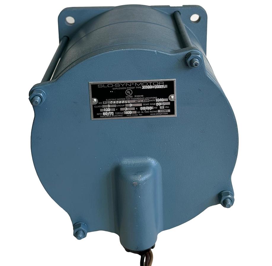 Used NEW SUPERIOR ELECTRIC X1100-2002U / X11002002U SLO-SYN EXPLOSION PROOF MOTOR 1PH