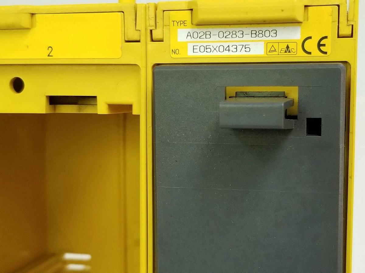 Used FANUC A02B-0283-B80 18i-MB 3-SLOT PLC MODULE BASE UNIT A02B0283B80, E05X04375