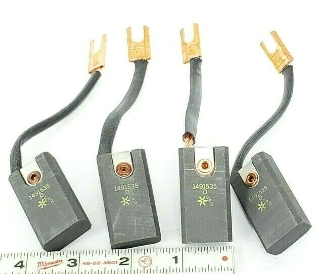 Used LOT OF 4 NEW NATIONAL 1491535 CARBON BRUSHES